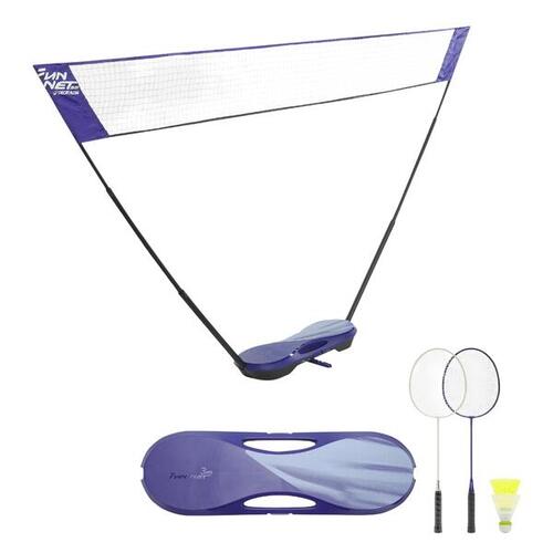 Kit Filet de Badminton Fun Set 3 Mètres - Bleu Roi