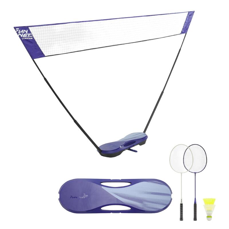 Set fileu de badminton Fun 3 metri - Verde