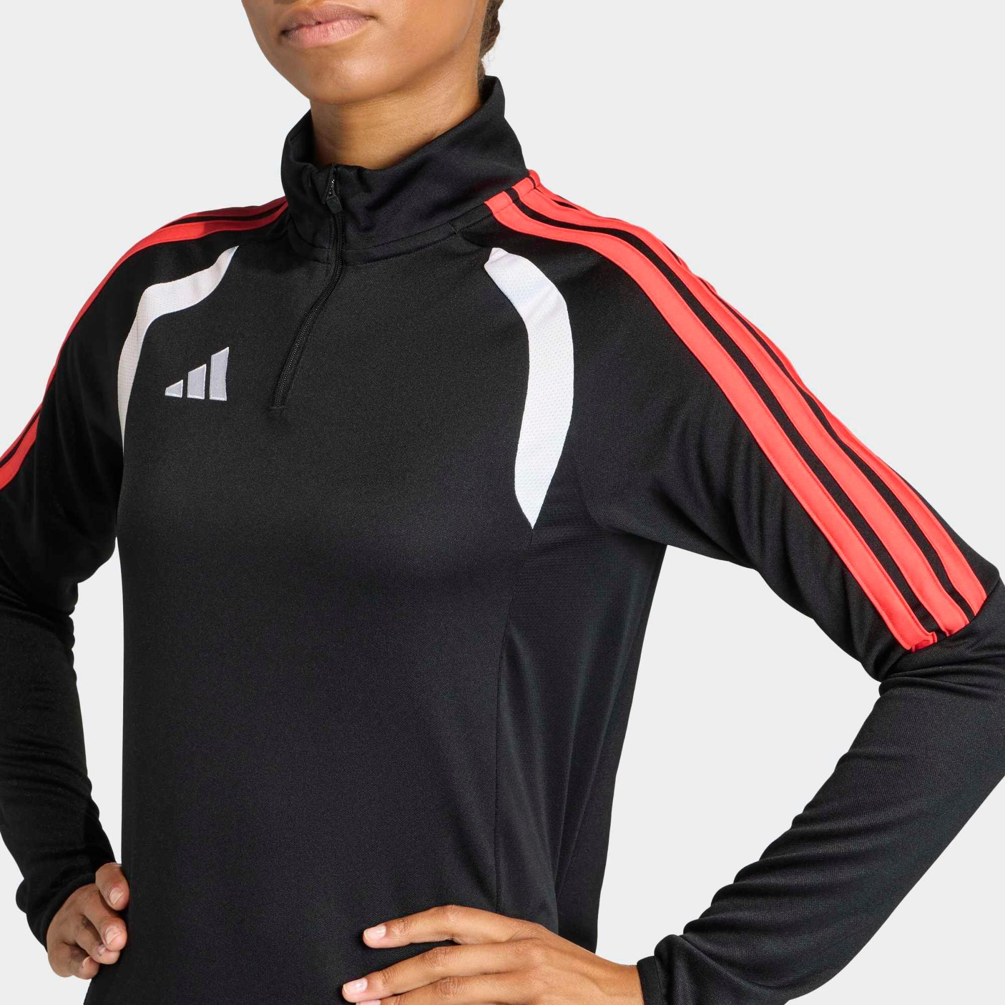 Camisola de Treino de Futebol Mulher Tiro 26 Preto/Vermelho 2/6