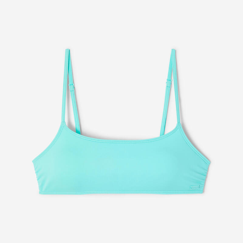 Bustieră de baie surf Bralette Albastru deschis Damă