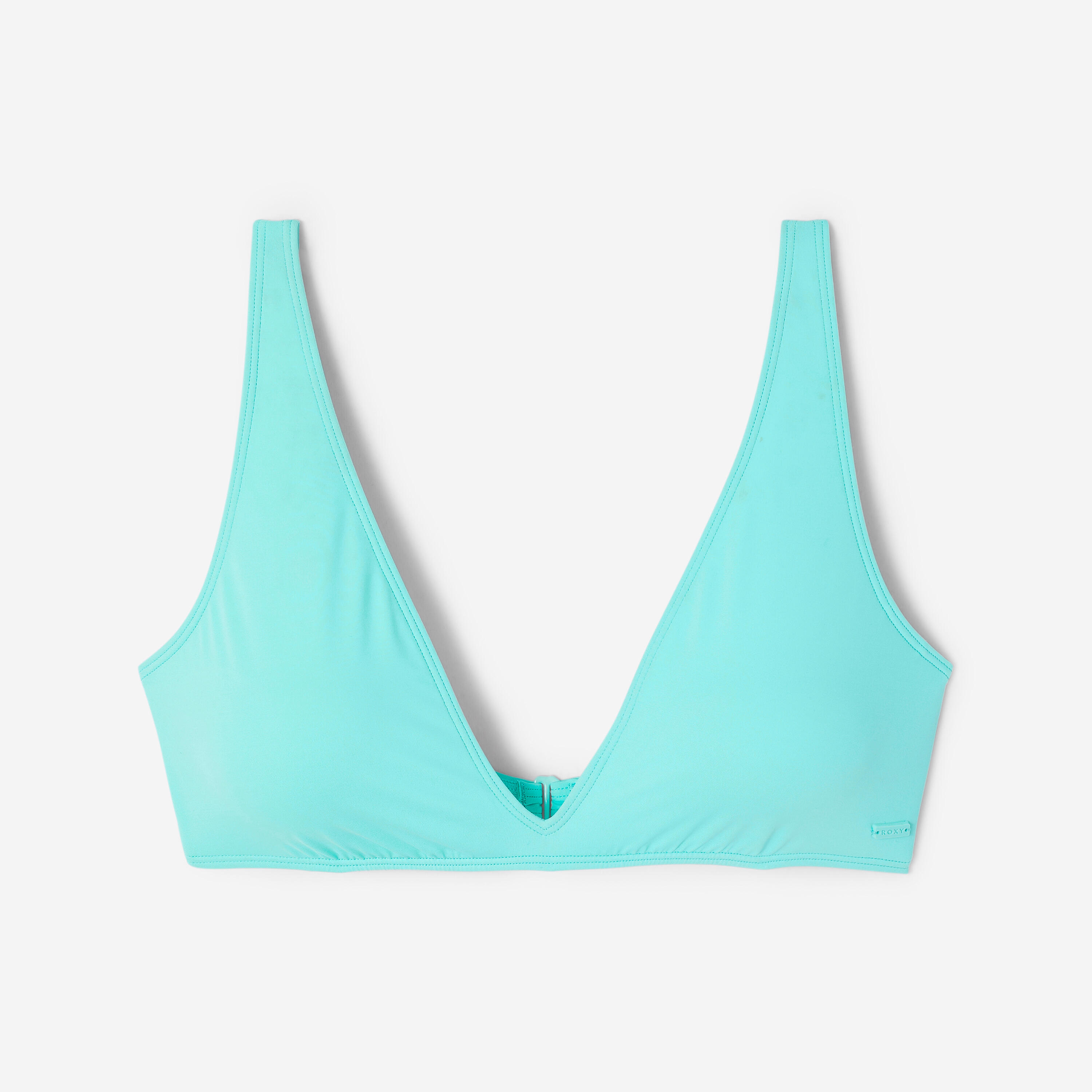 Top de bikini de surf triângulo mulher, azul céu 8/10