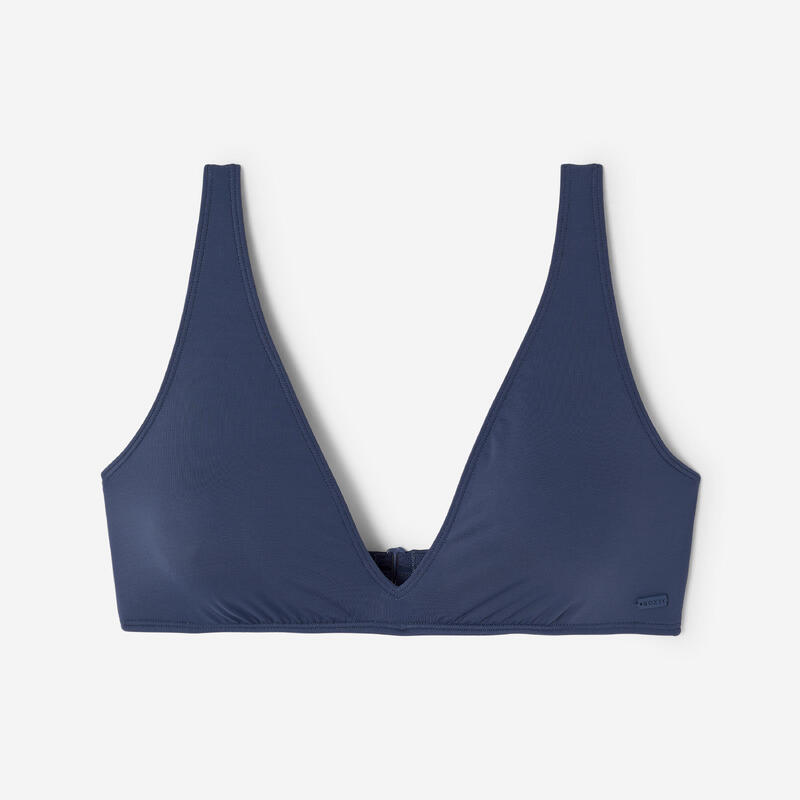 Top de costum de baie triunghiular Bleumarin Damă