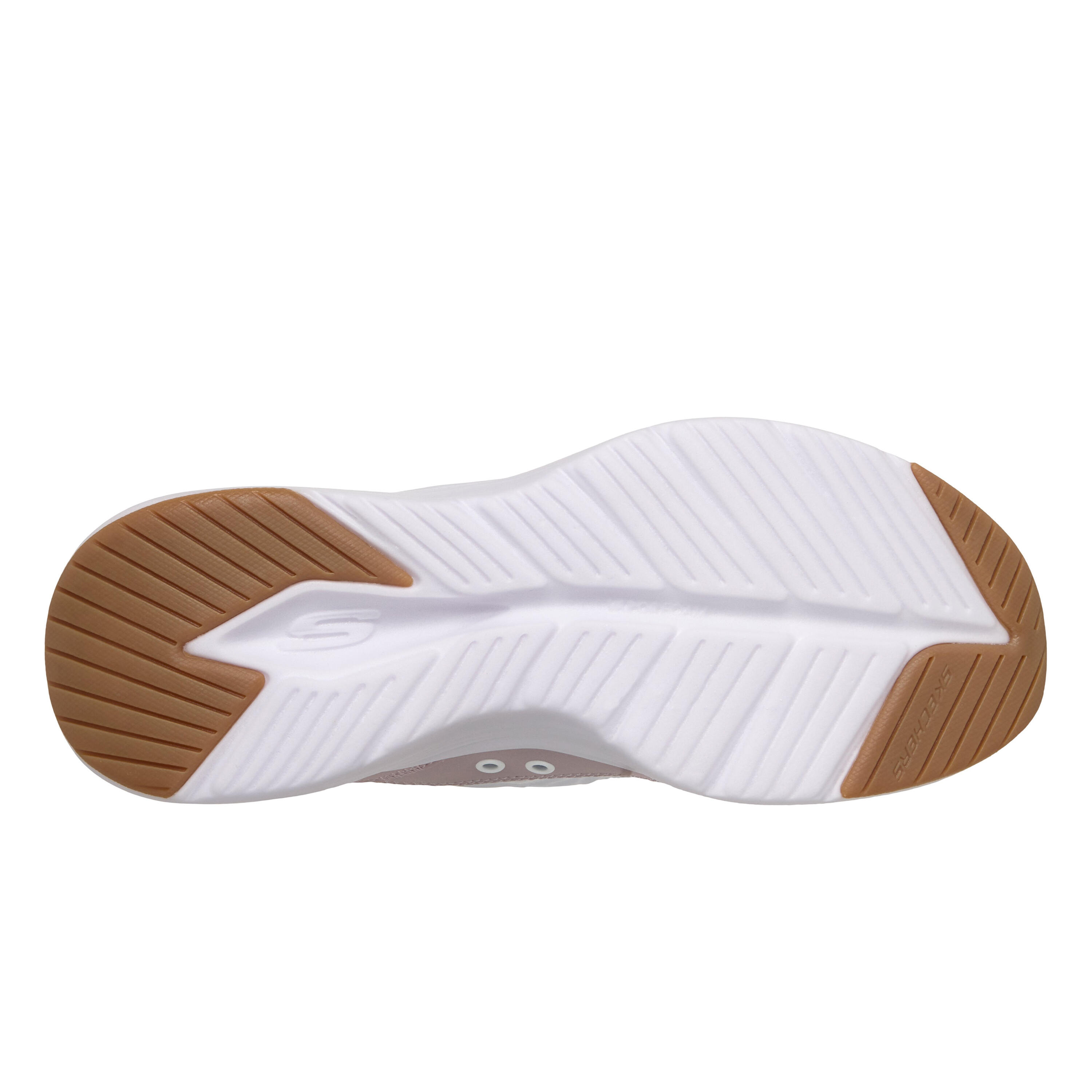 Sneaker Damen, Skechers Slip-ins Cozy Fit, weiss beige 3/4