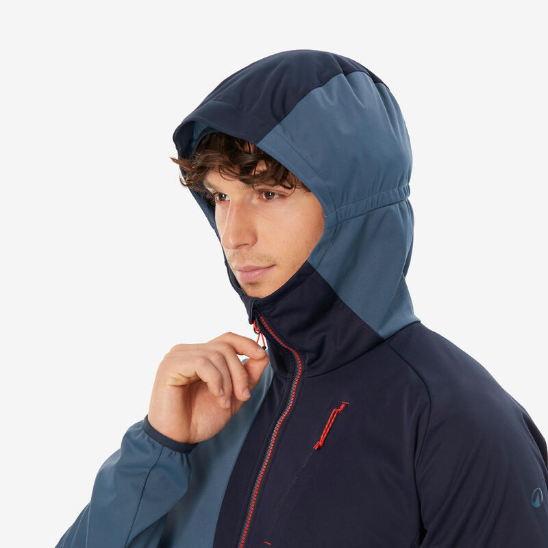 Jachetă Softshell Alpinism Light Albastru Bărbaţi