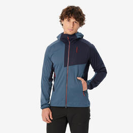 Veste SOFTSHELL d'alpinisme HOMME - ALPINISM Light bleu