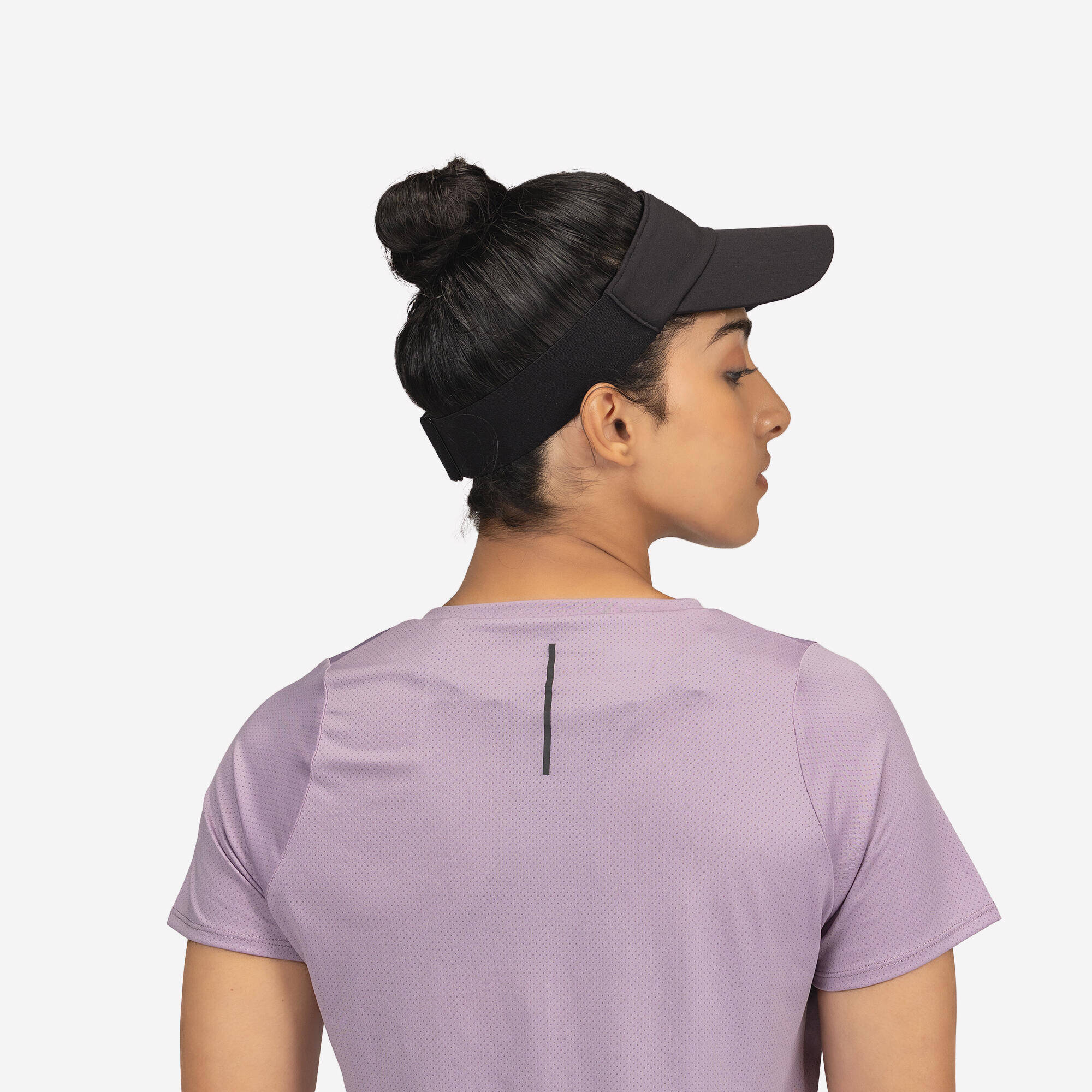 WOMEN RUN DRY 150 PRINT TSHIRT - PURPLE -  2