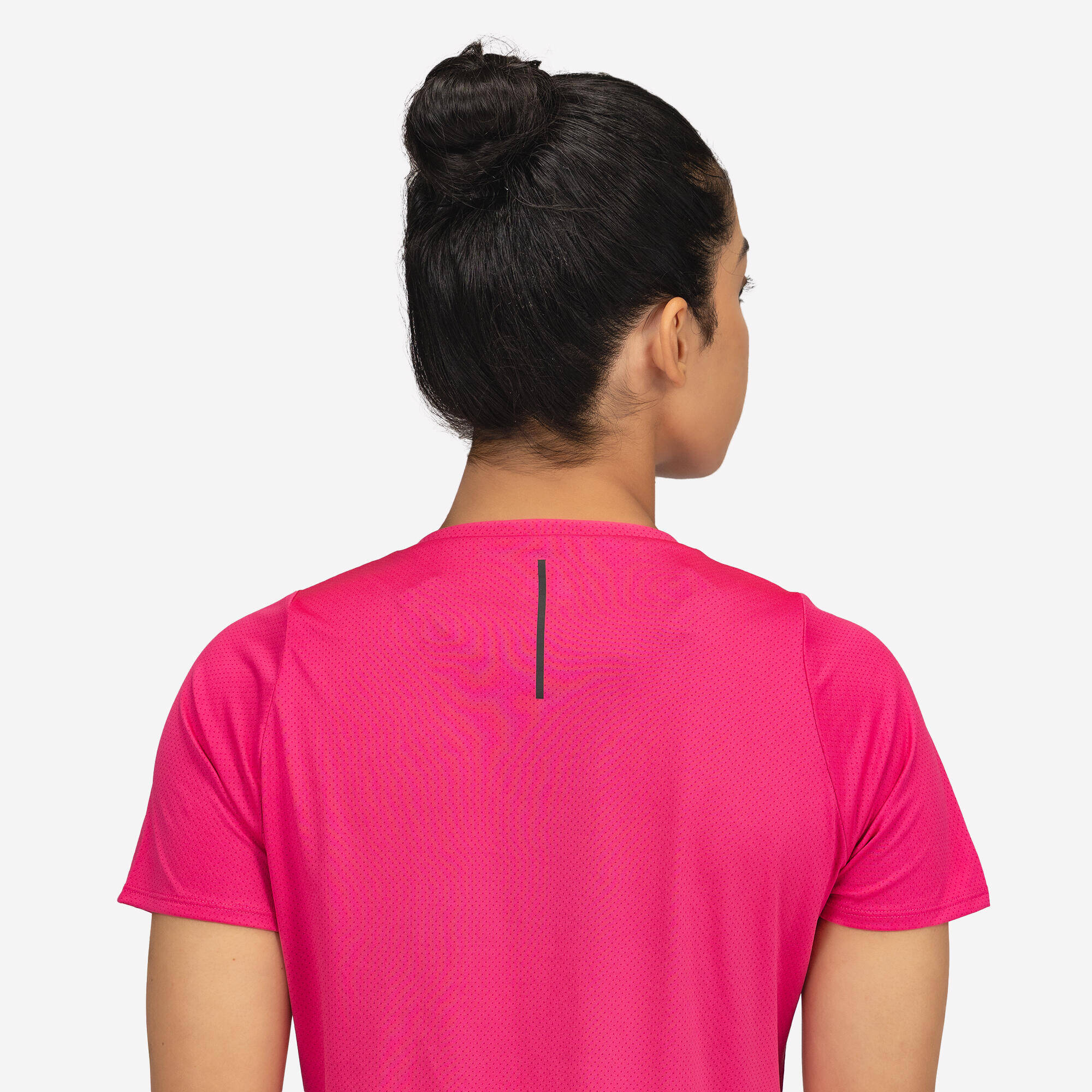 WOMEN RUN DRY 150 PRINT TSHIRT - PINK -  3