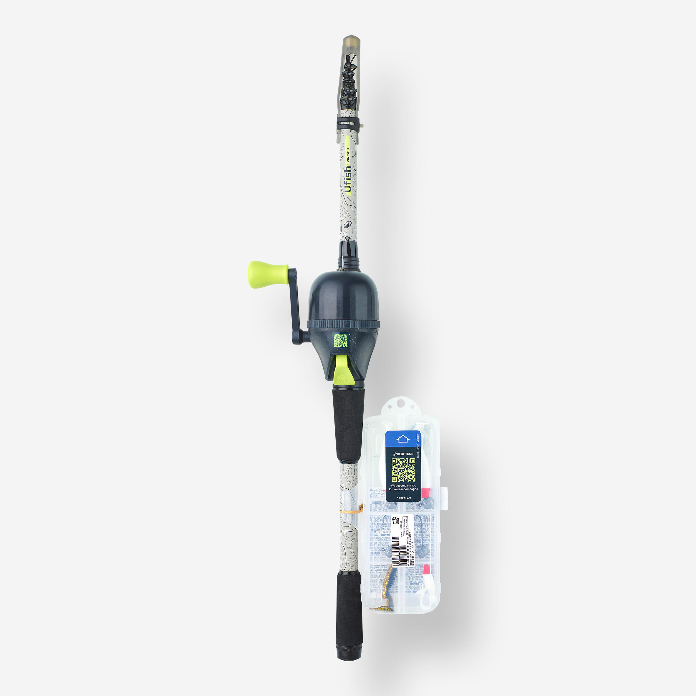 Canne à pêche Ufish Spincast 1m80 avec kit découverte 2/19