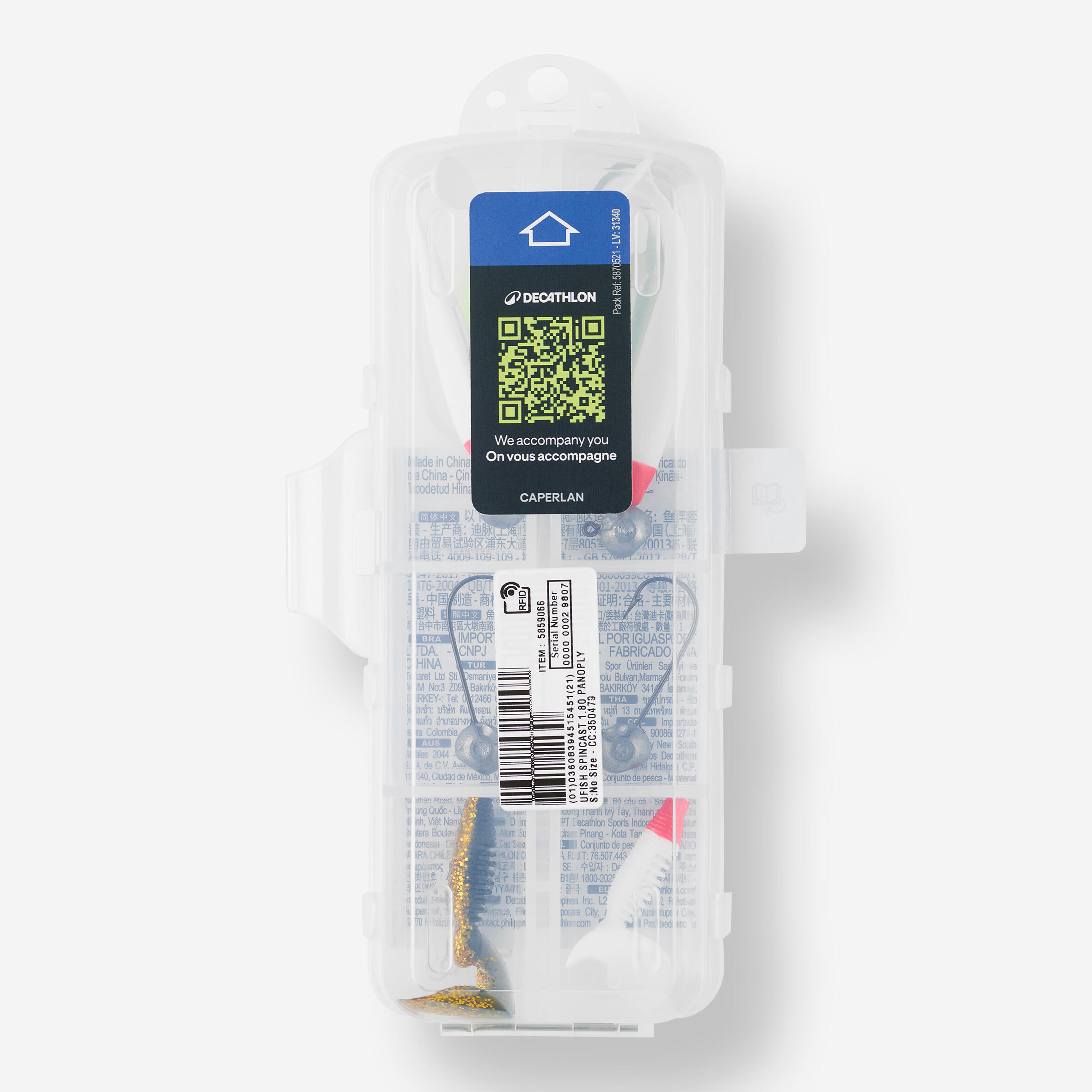 Canne à pêche Ufish Spincast 1m80 avec kit découverte 10/19