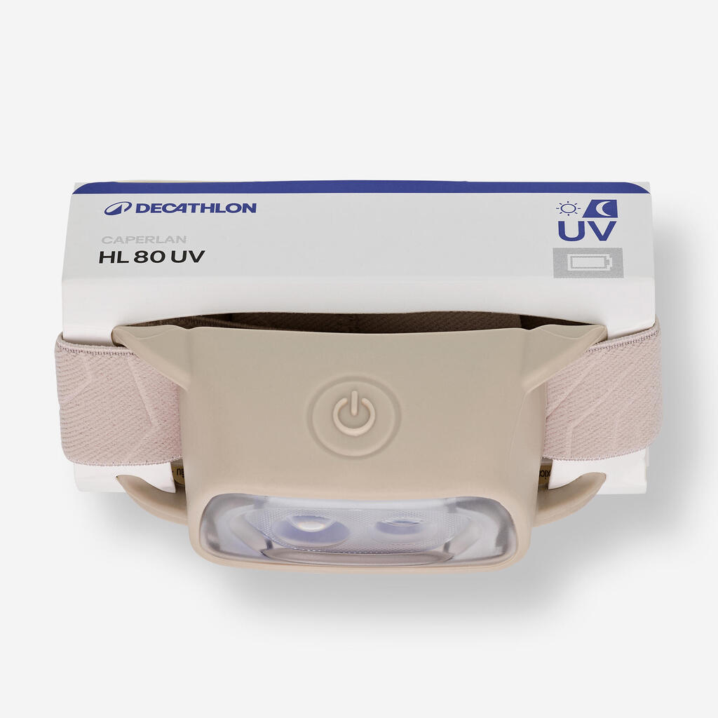 Lampe frontale de pêche HL 80 UV