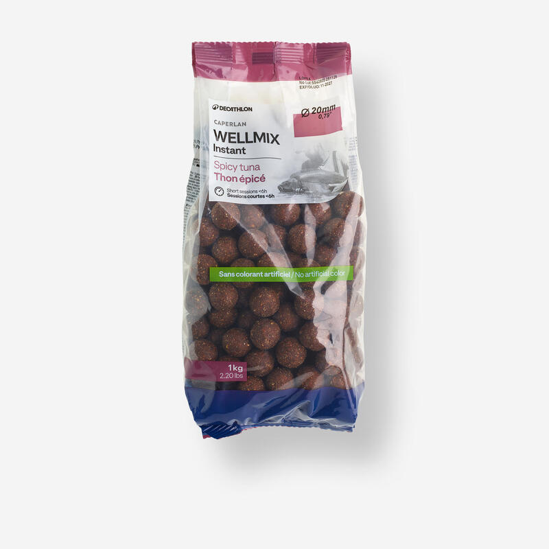 Boilies Pescuit la Crap Wellmix Instant 20mm 1kg Spicy Tuna