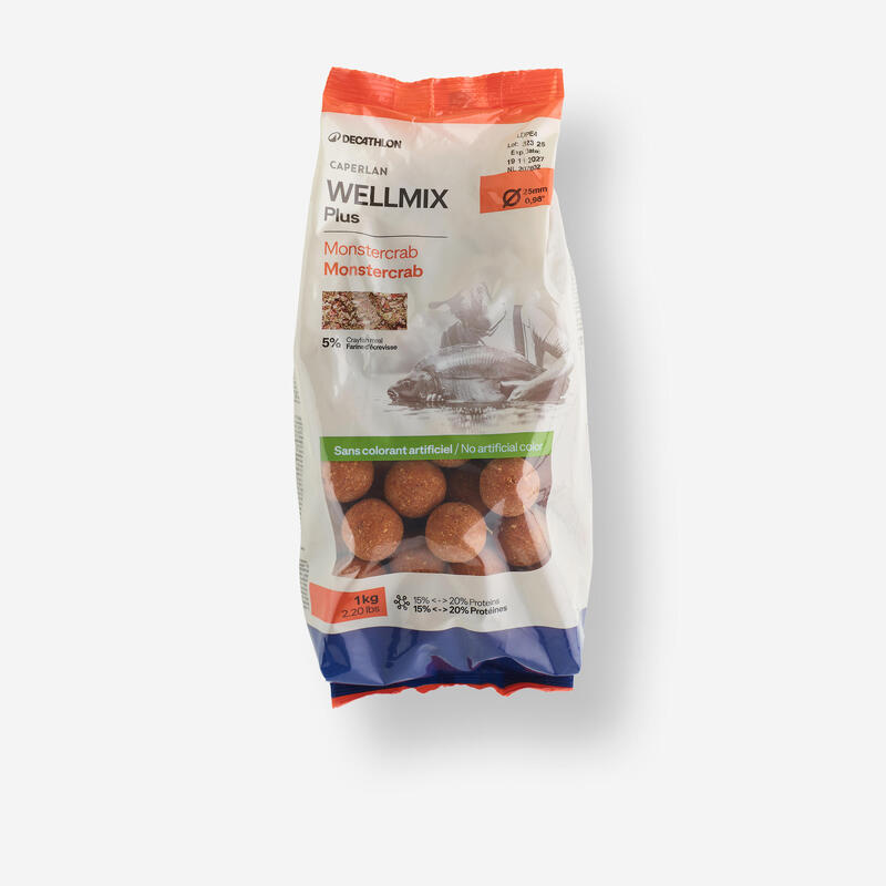 Boilies Pescuit la Crap Wellmix Plus 25mm 1kg Monstercrab