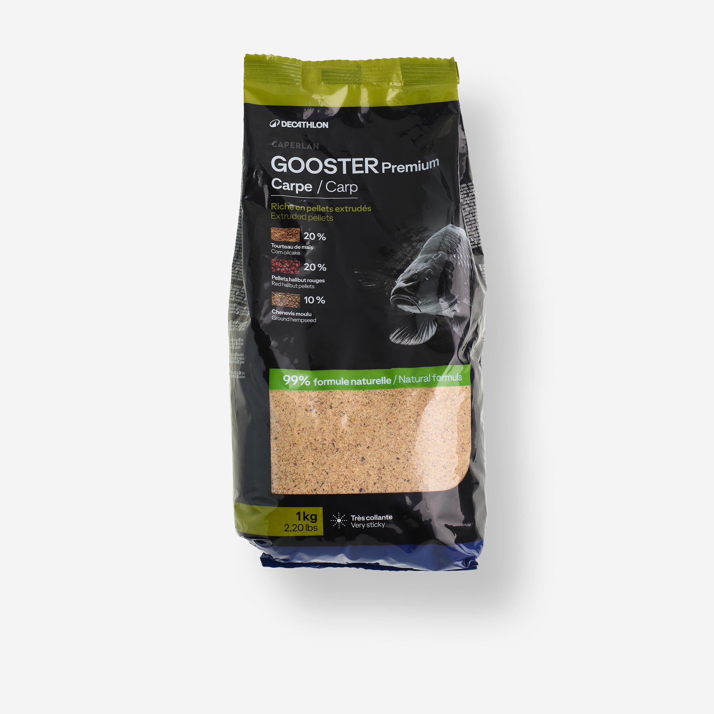 Amorce de pêche Gooster premium carpe 1kg 2/10