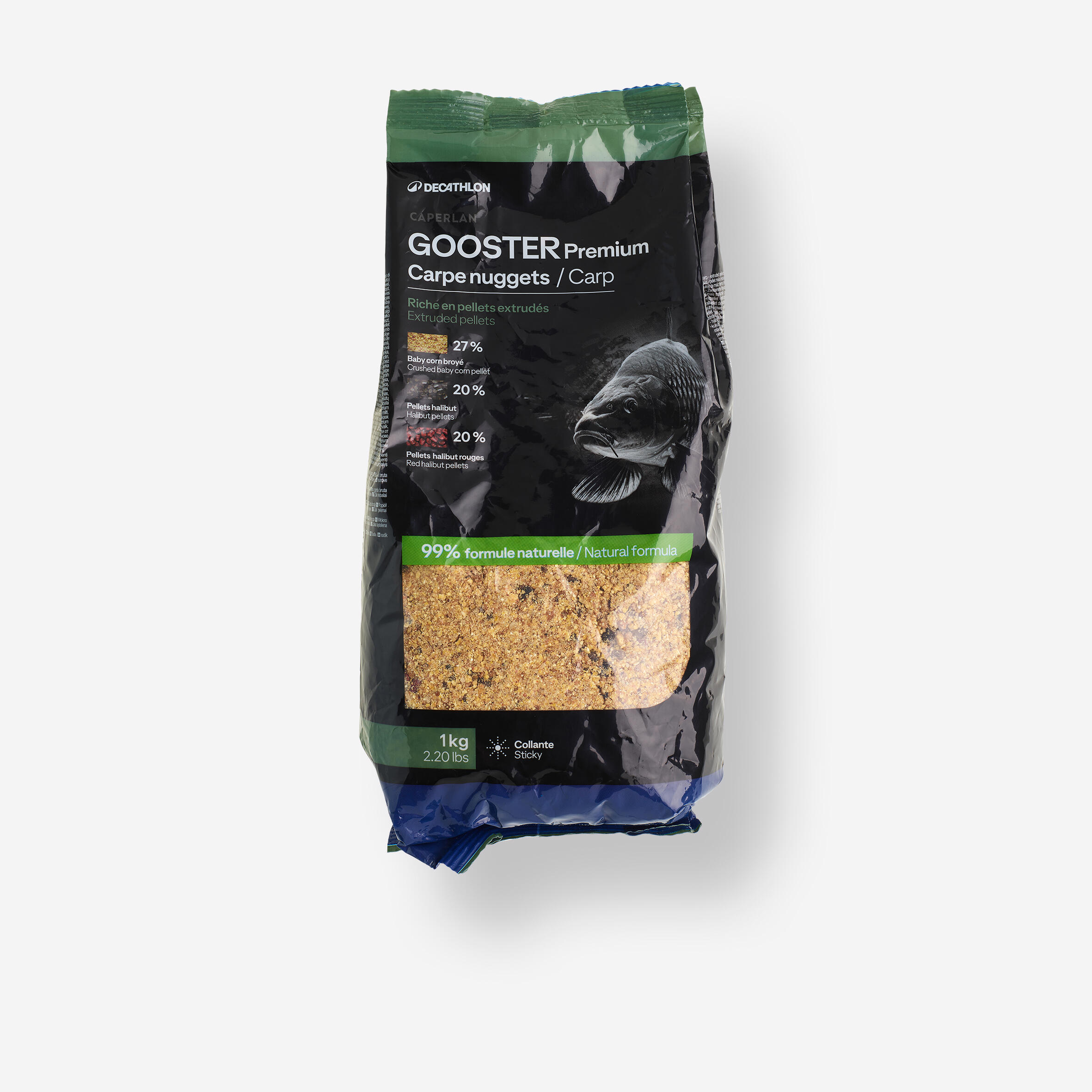 Amorce de pêche Gooster premium carpe nuggets 1kg 3/10