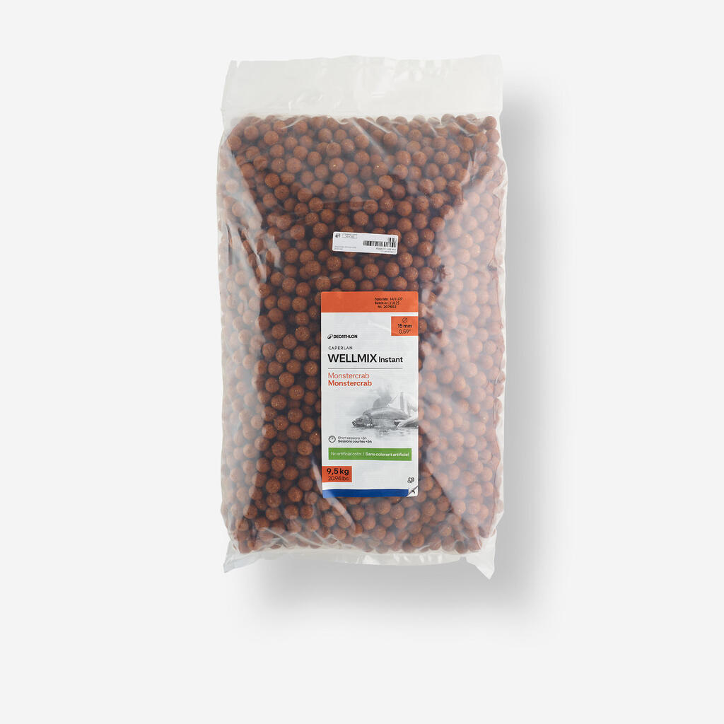 Boiliji za karpolov Wellmix Instant 15 mm 9,5 kg velika rakovica 