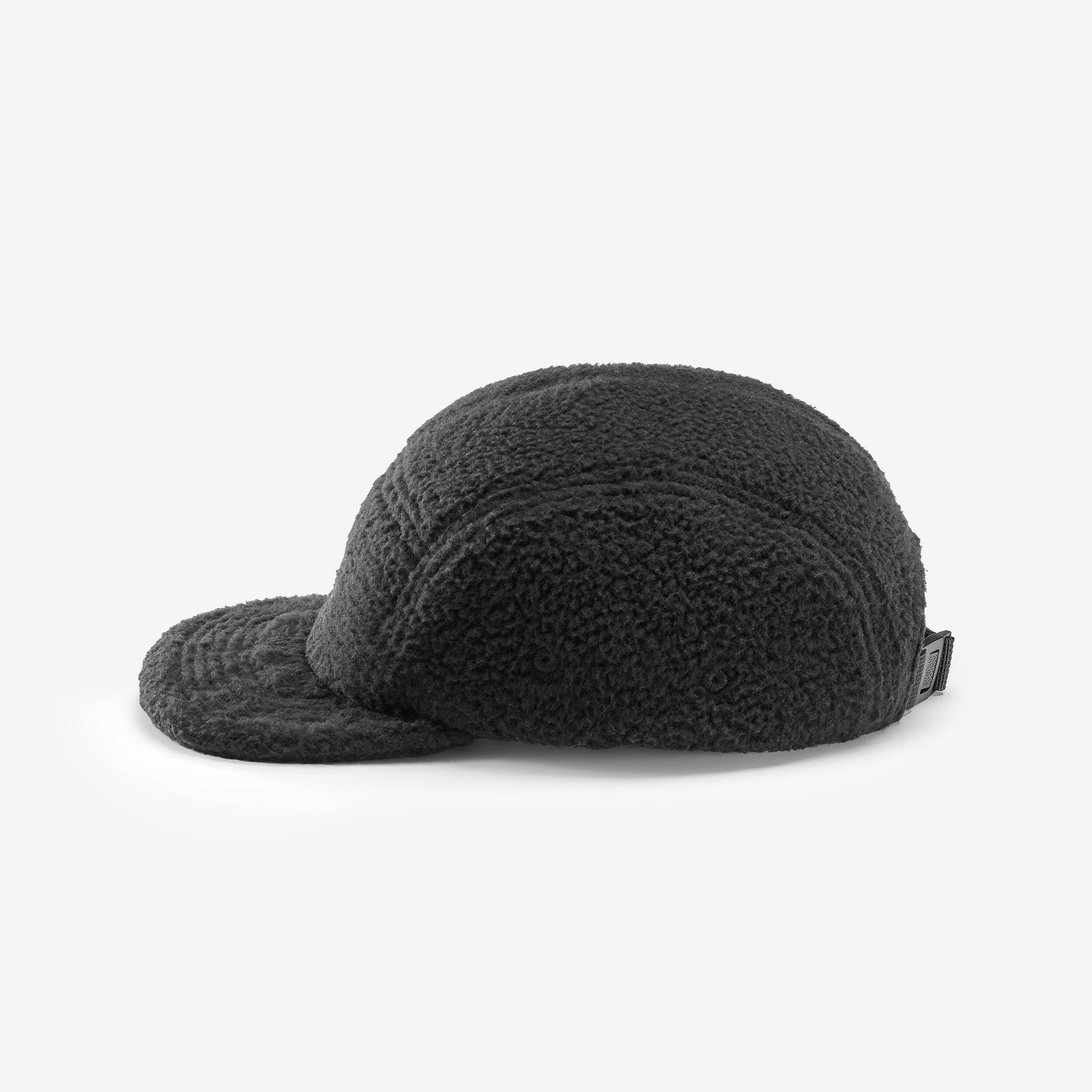 Gorra adults 5 panells 500 negre  5/7