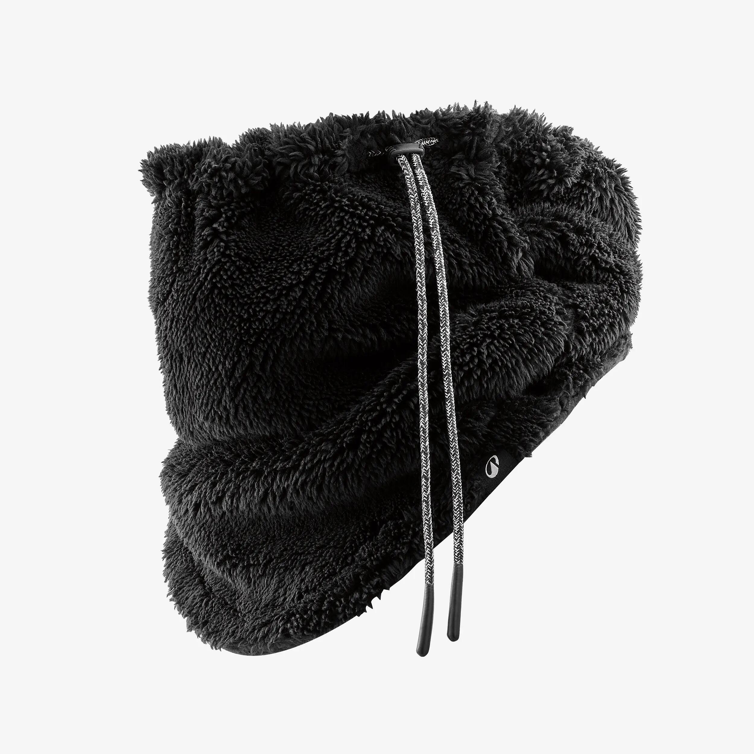 Gola de ski adulto, Hug Warm 900, preto grafite 6/6