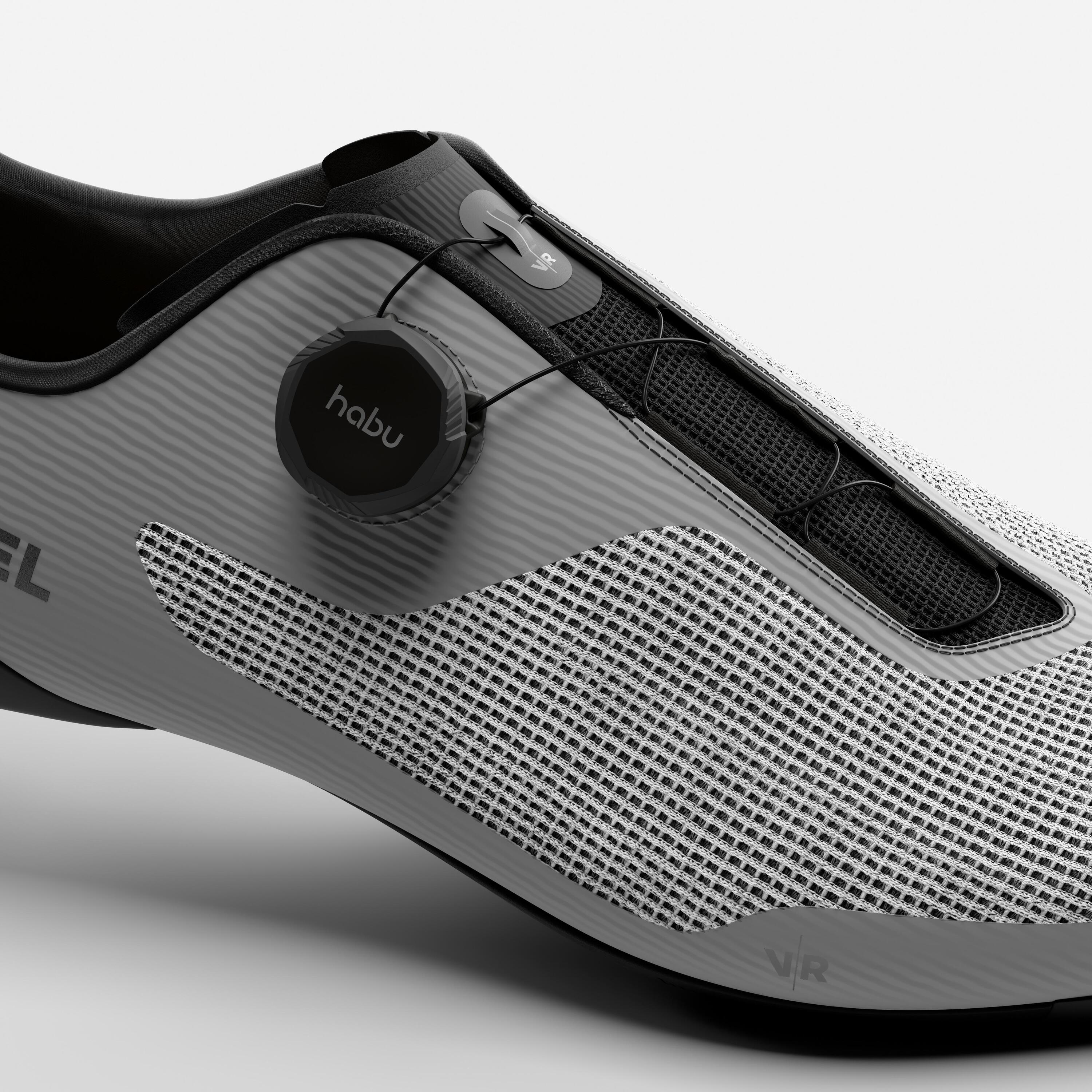 Road Cycling Shoes Van Rysel EDR Air-Grey 4/9