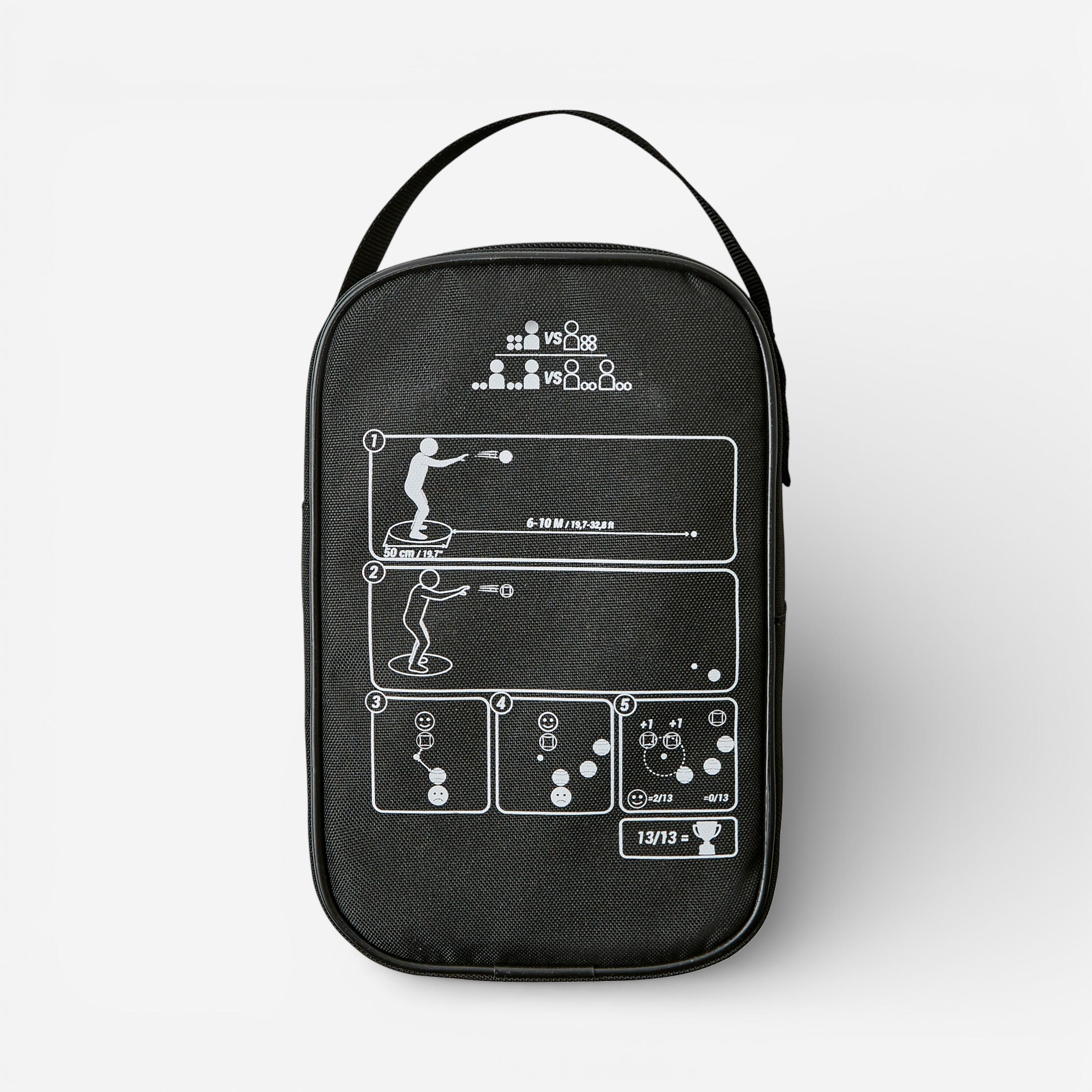 Set of 6 Recreational Petanque Boules, 100 - GEOLOGIC