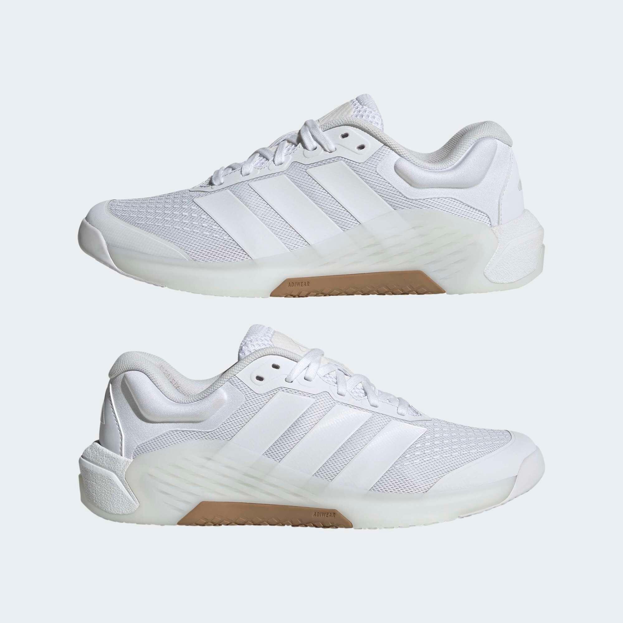 Sneakers ADIDAS donna palestra DROPSET 4 bianche 2/6