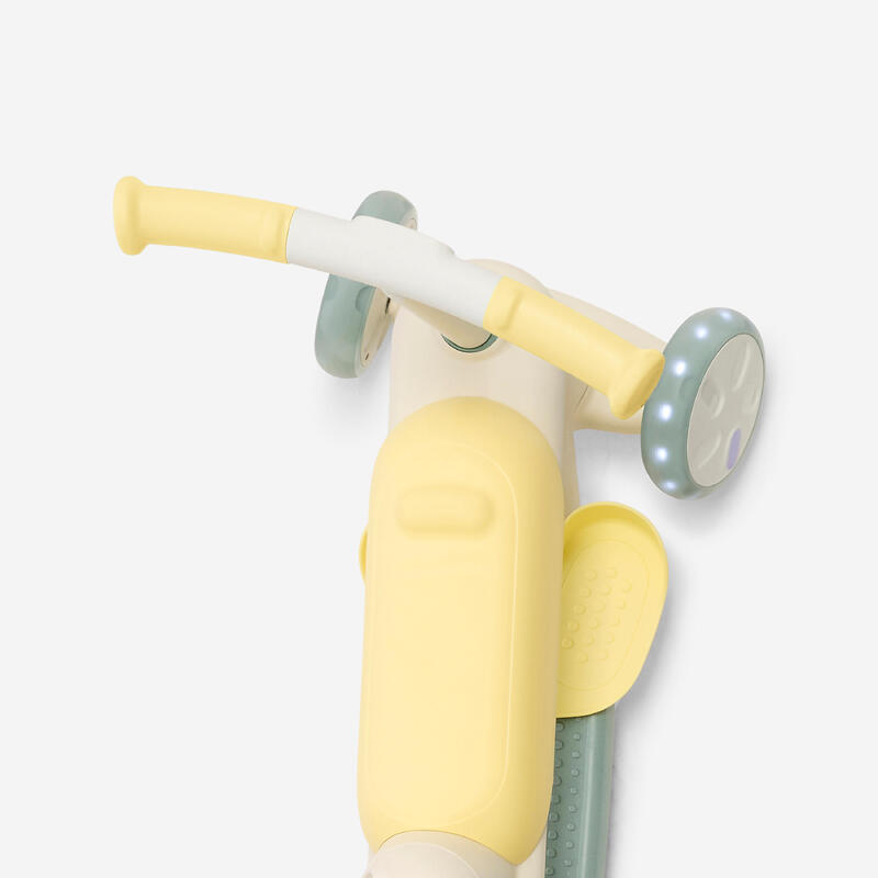 Dönüştürülebilir Çocuk Scooterı - 3 Tekerlekli - 18 ay/5 yaş - Yeşil/Sarı - B900