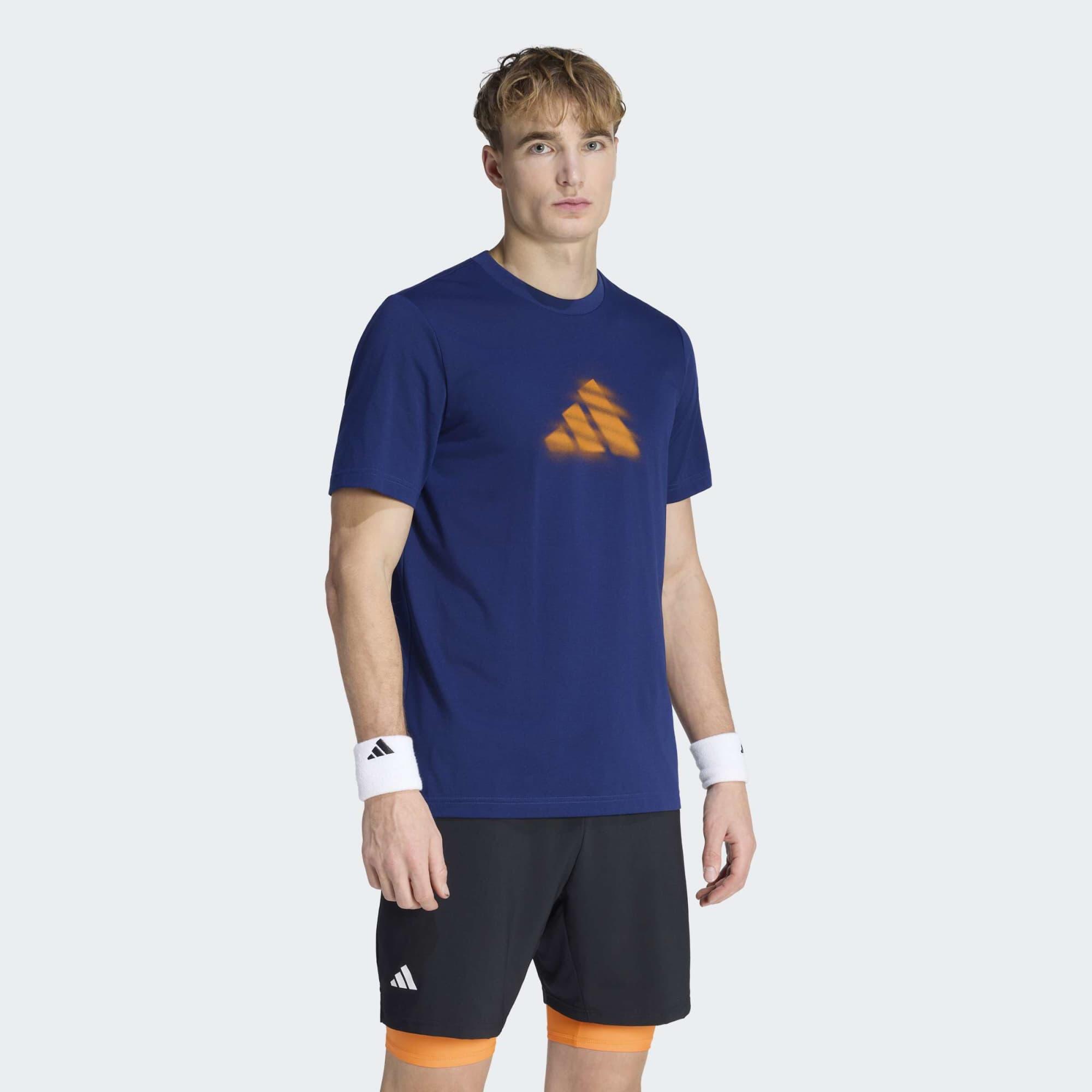 T-SHIRT DE TENNIS ADIDAS CLUB CLIMACOOL HOMME NOIR 3/4