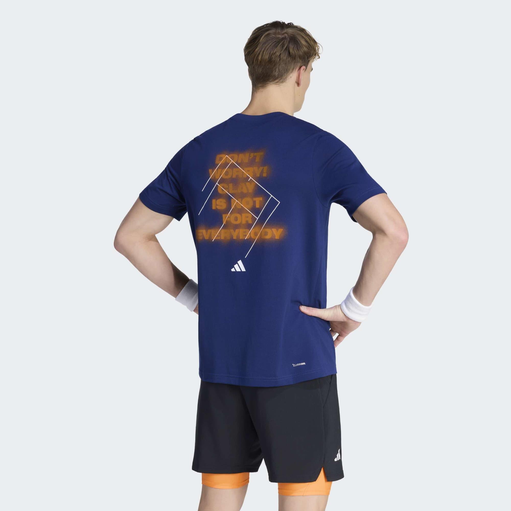 T-SHIRT DE TENNIS ADIDAS CLUB CLIMACOOL HOMME NOIR 4/4