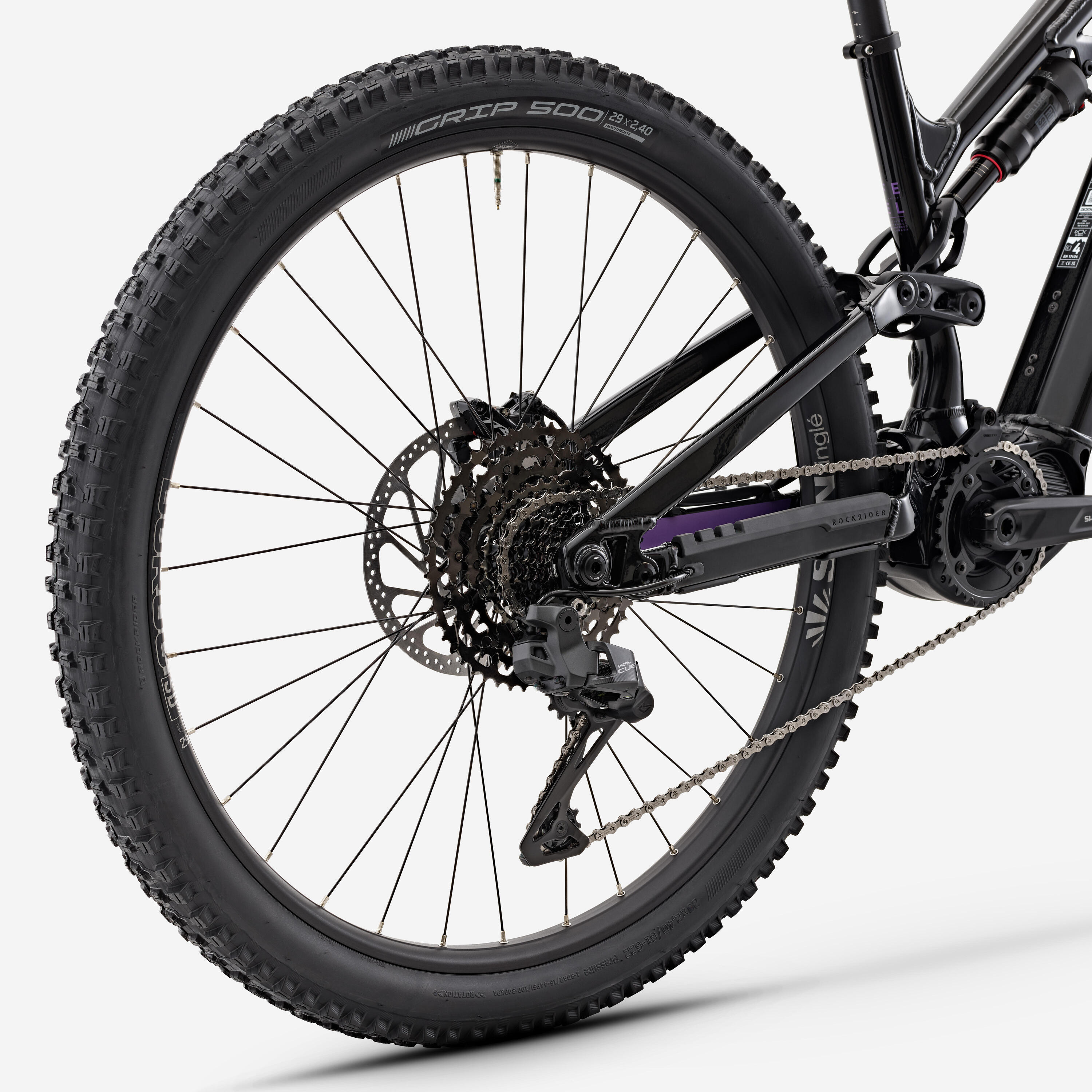 Seconde vie - Vélo VTT électrique All-Mountain tout suspendu 29" -  E-FEEL 90... 5/8