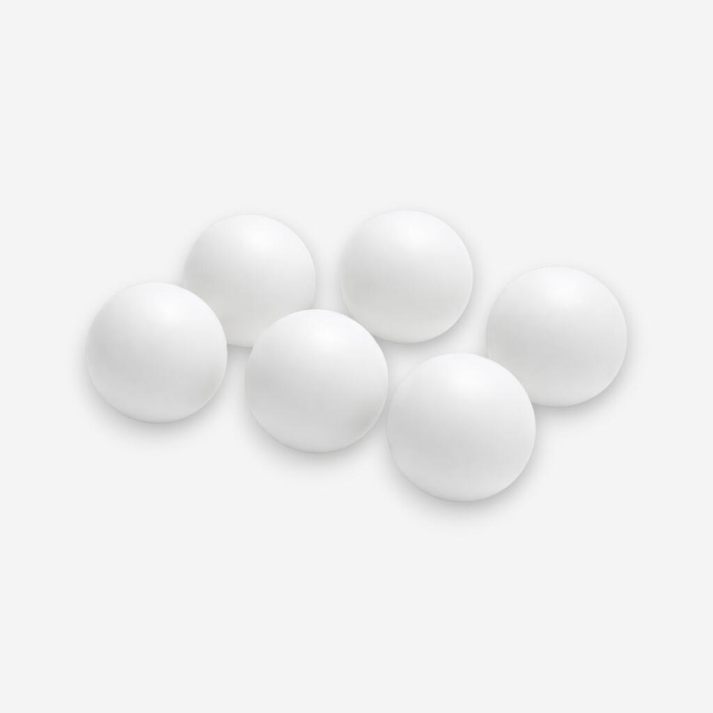 Plastične žogice za namizni nogomet X6 René Pierre White