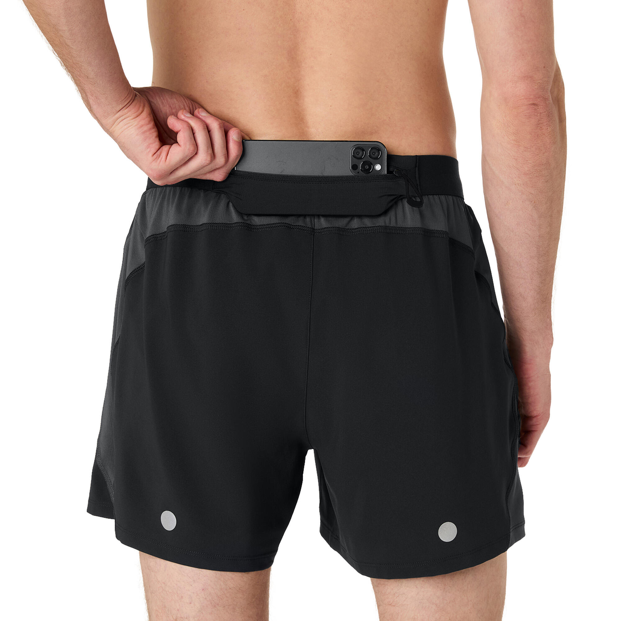Short de running homme, Asics noir 5/11