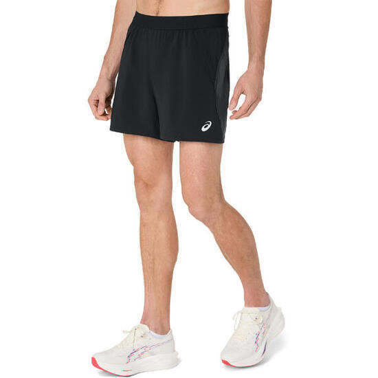 Short de running homme, Asics noir