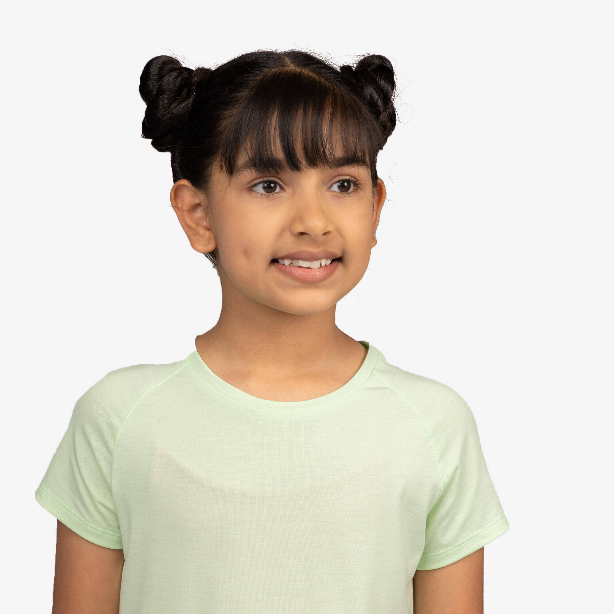 Girls' Breathable Multisport T-shirt - White -  1