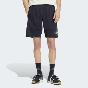 Pantalón Corto Fitness Hombre Negro Algodón