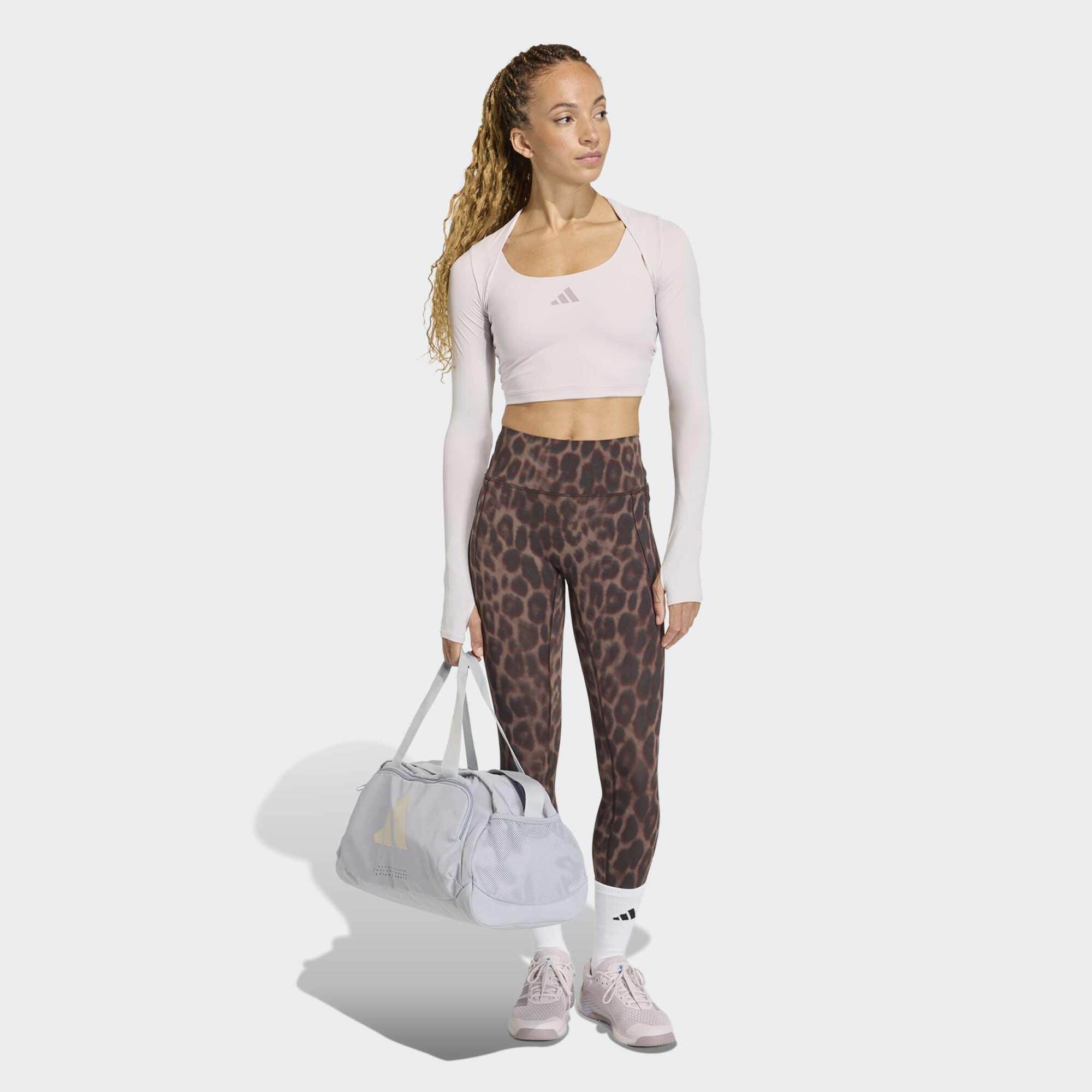 Leggings Damen - braun Leopard 9/12