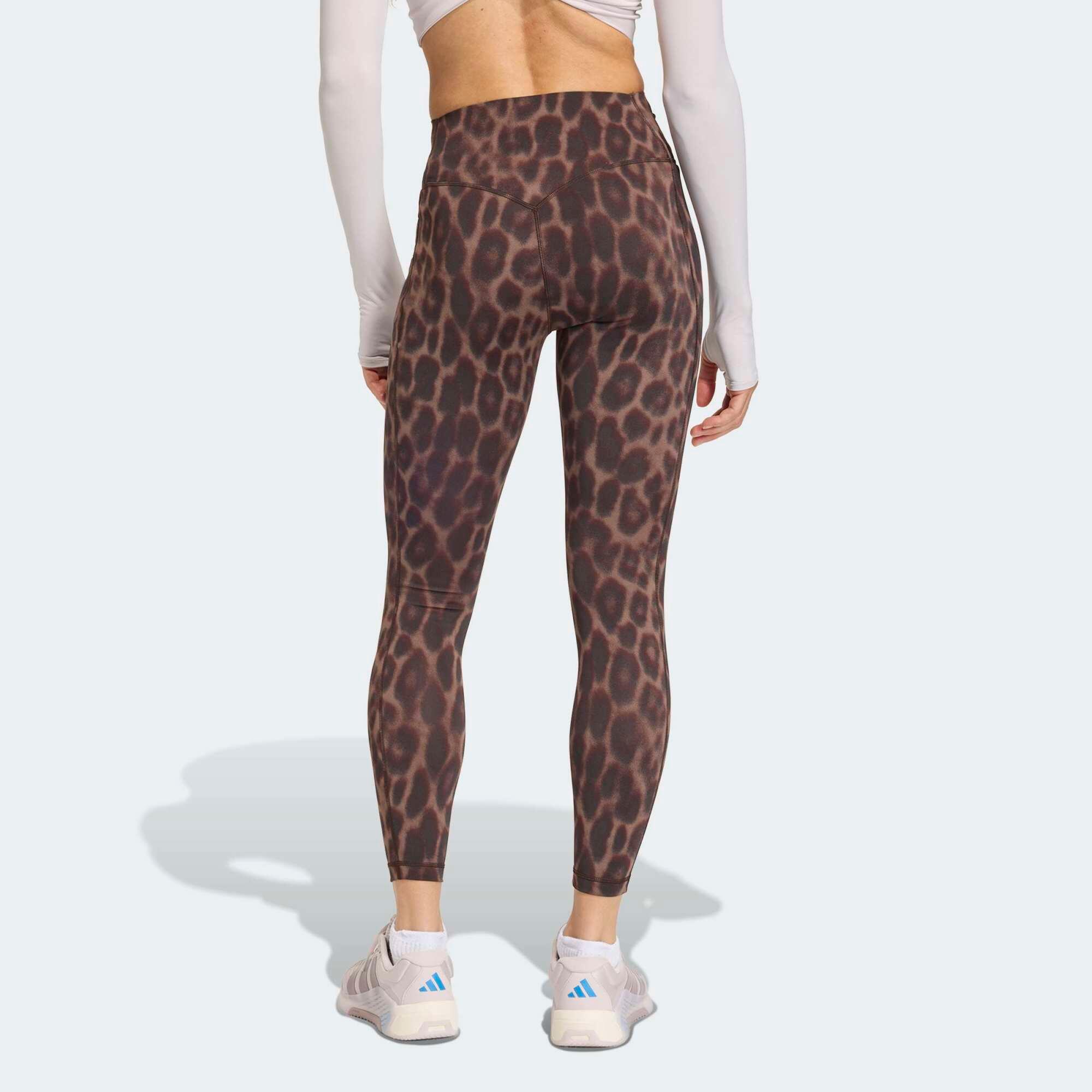 Leggings Damen - braun Leopard 2/12