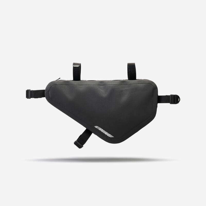 Geantă etanșă de cadru bikepacking half frame 3L IPX3, ADVT 900 Negru