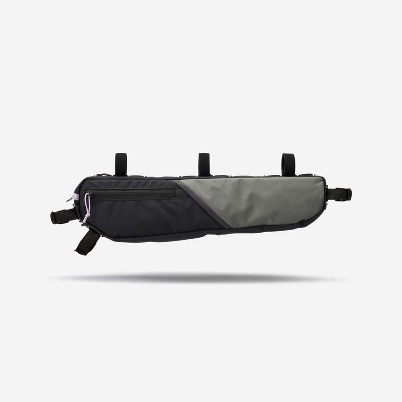 Borsetă bicicletă cadru half-frame 2,5 litri bikepacking, ADVT 500 Verde