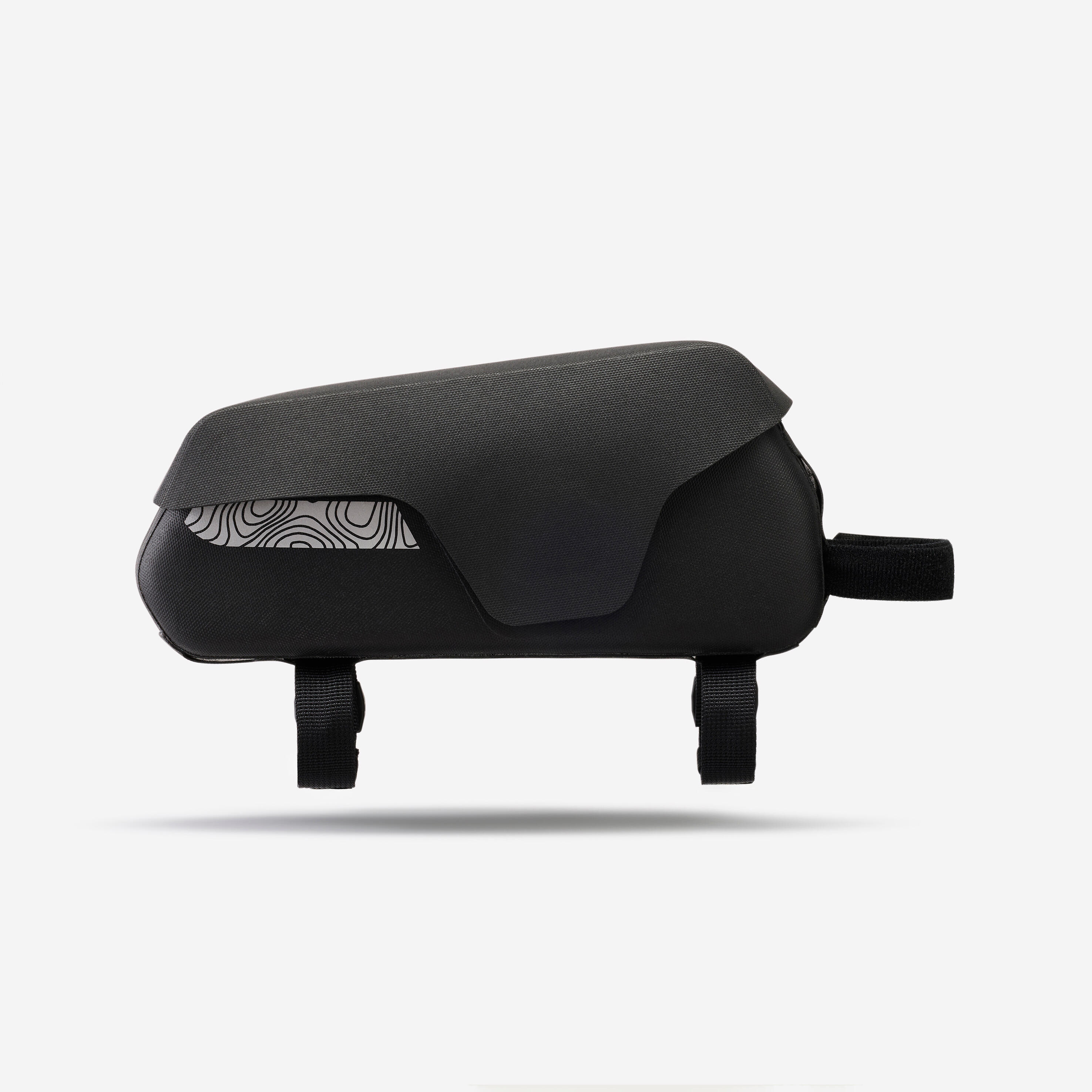 Sacoche top tube bikepacking 1L étanche IPX3, ADVT 900 noire