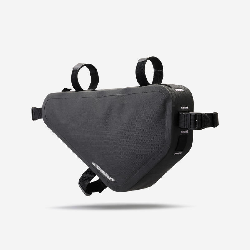 Geantă etanșă de cadru bikepacking half frame 3L IPX3, ADVT 900 Negru