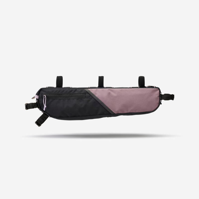 Borsetă bicicletă cadru half-frame 2,5 litri bikepacking, ADVT 500 Maro