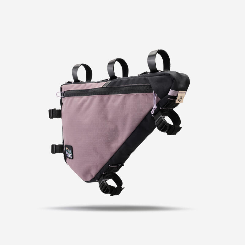 Geantă bicicletă cadru full-frame 5 L bikepacking, ADVT 500 Maro