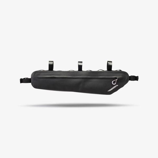 RIVERSIDE Bolsa Cuadro Bicicleta Bikepacking ADVT 900 Negro Half Frame Estanca IPX3 3,5 L