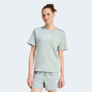 Camiseta Fitness Mujer Verde Salvia Algodón