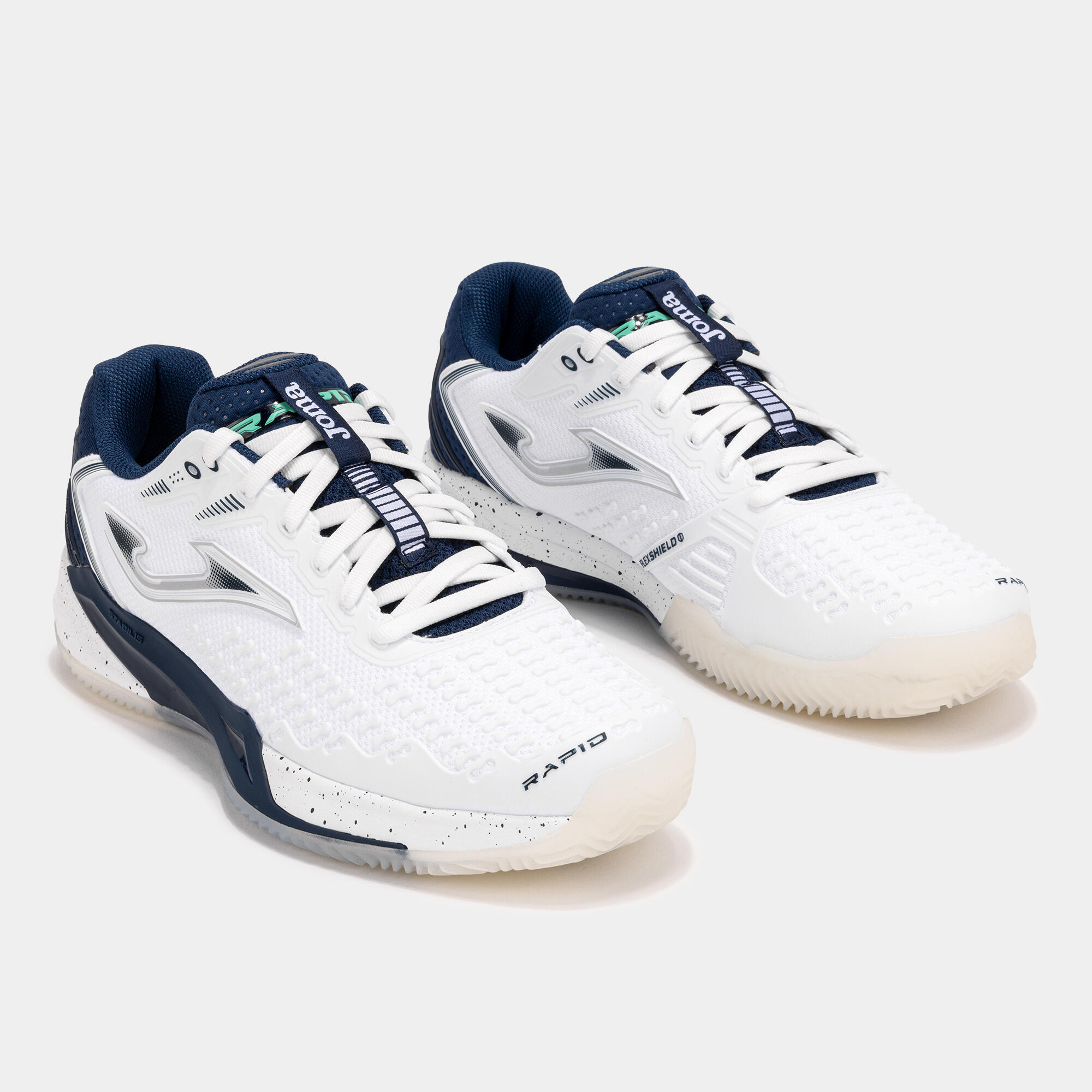 Scarpe tennis uomo Joma Rapid Clay Court bianco-blu 2/5