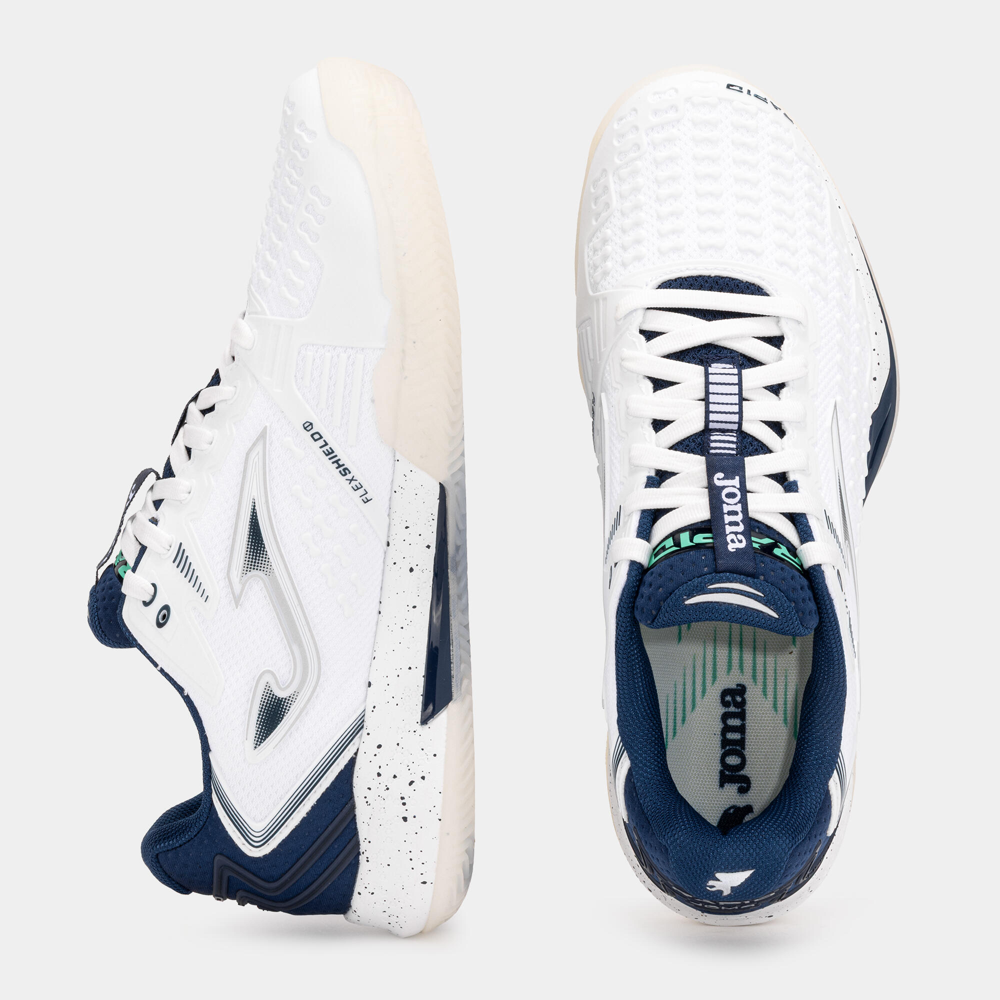 Scarpe tennis uomo Joma Rapid Clay Court bianco-blu 4/5