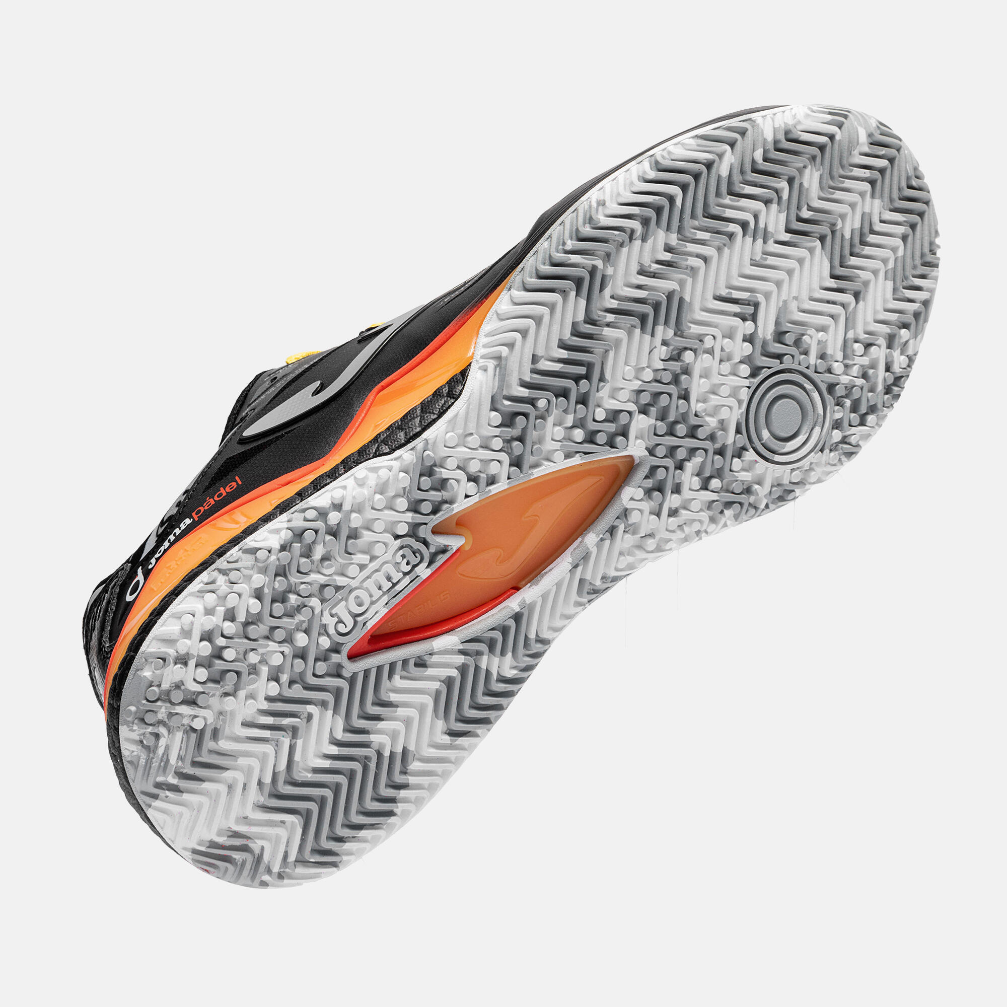 Scarpe padel uomo Joma SPIN giallo-nera 5/5