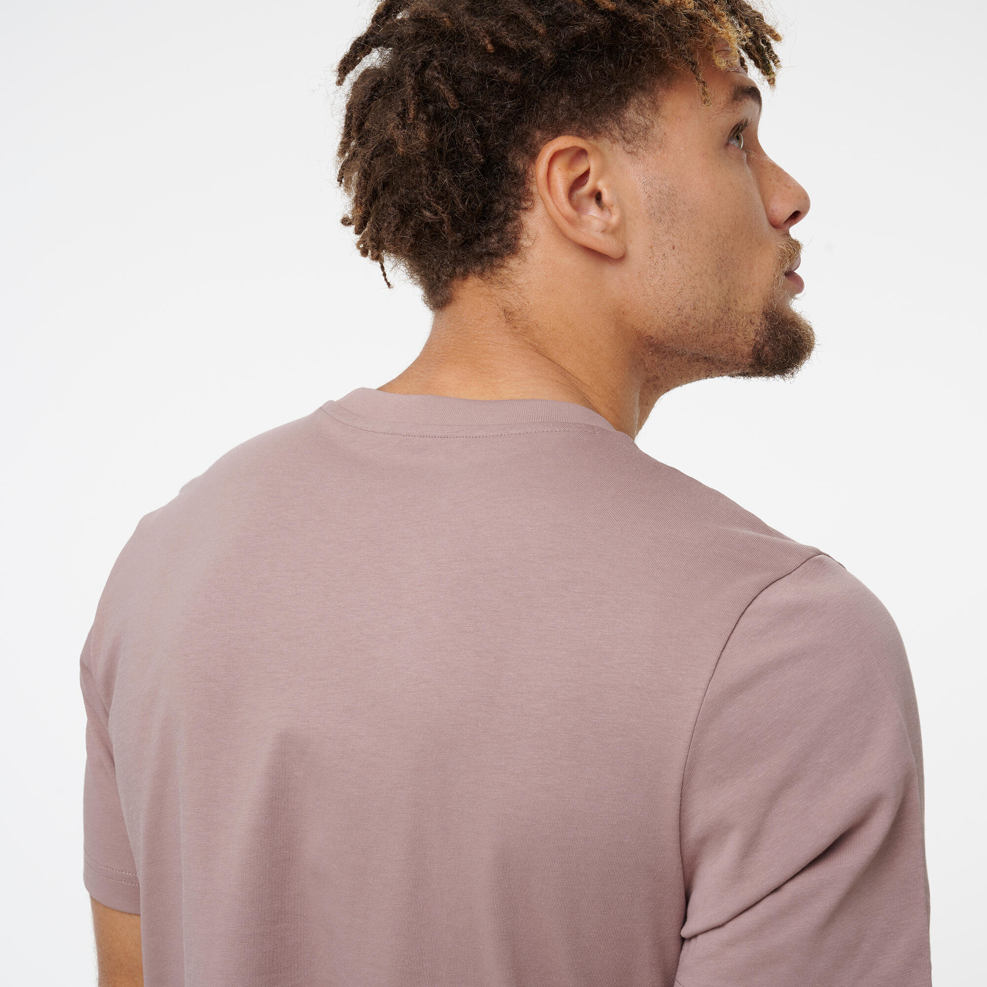 T-shirt en coton à manches courtes homme, marron 6/6