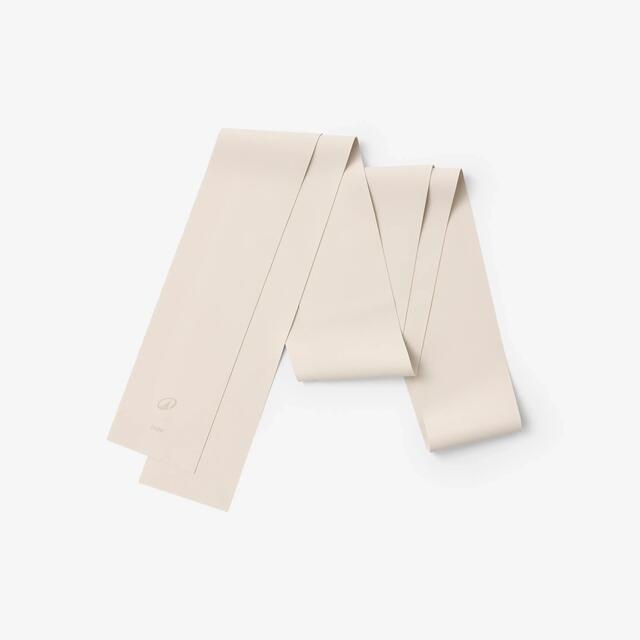 Fitnessband Trainingsband Pilates leichter Widerstand 2 kg - beige