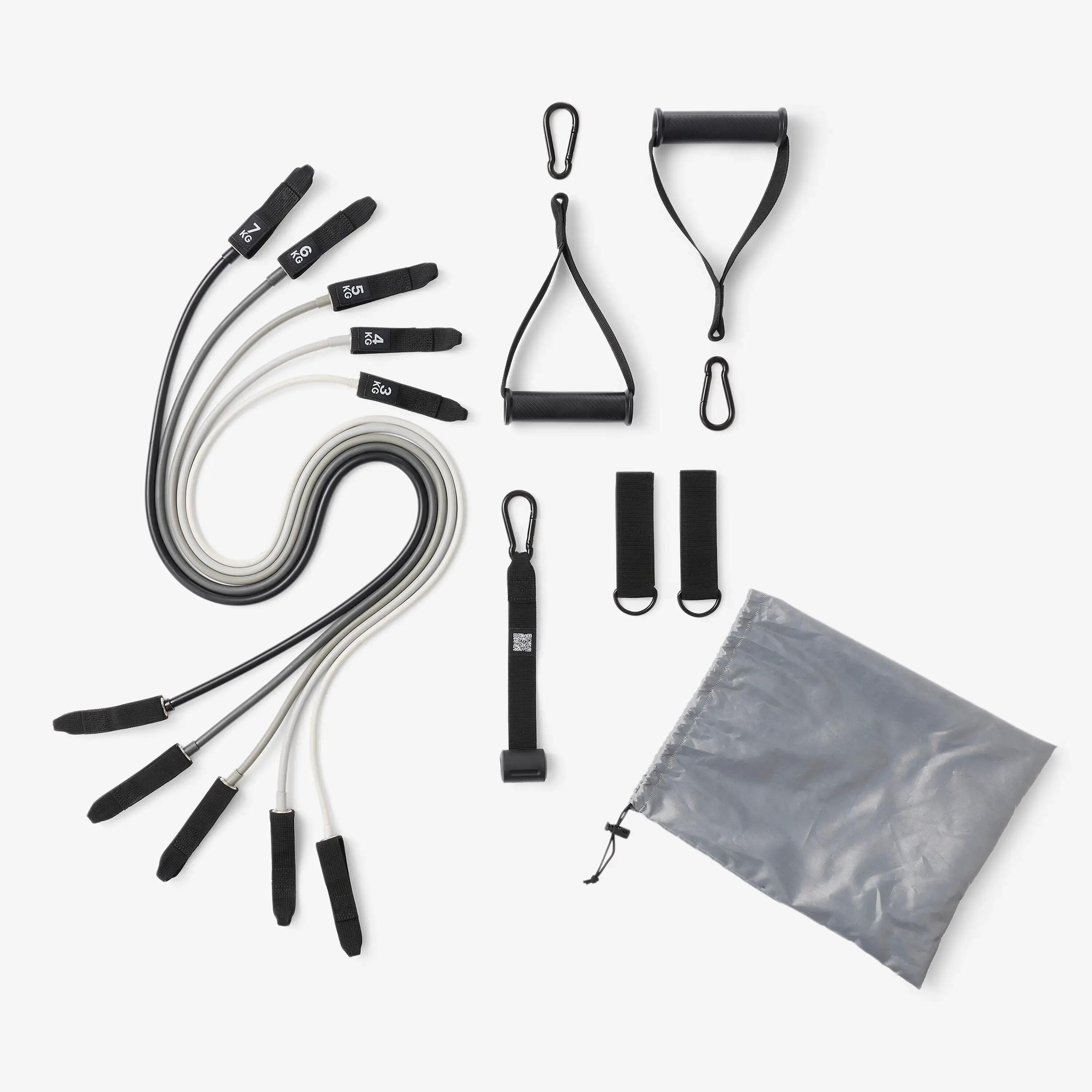 Weight Training Resistance Band Set x5 -  1