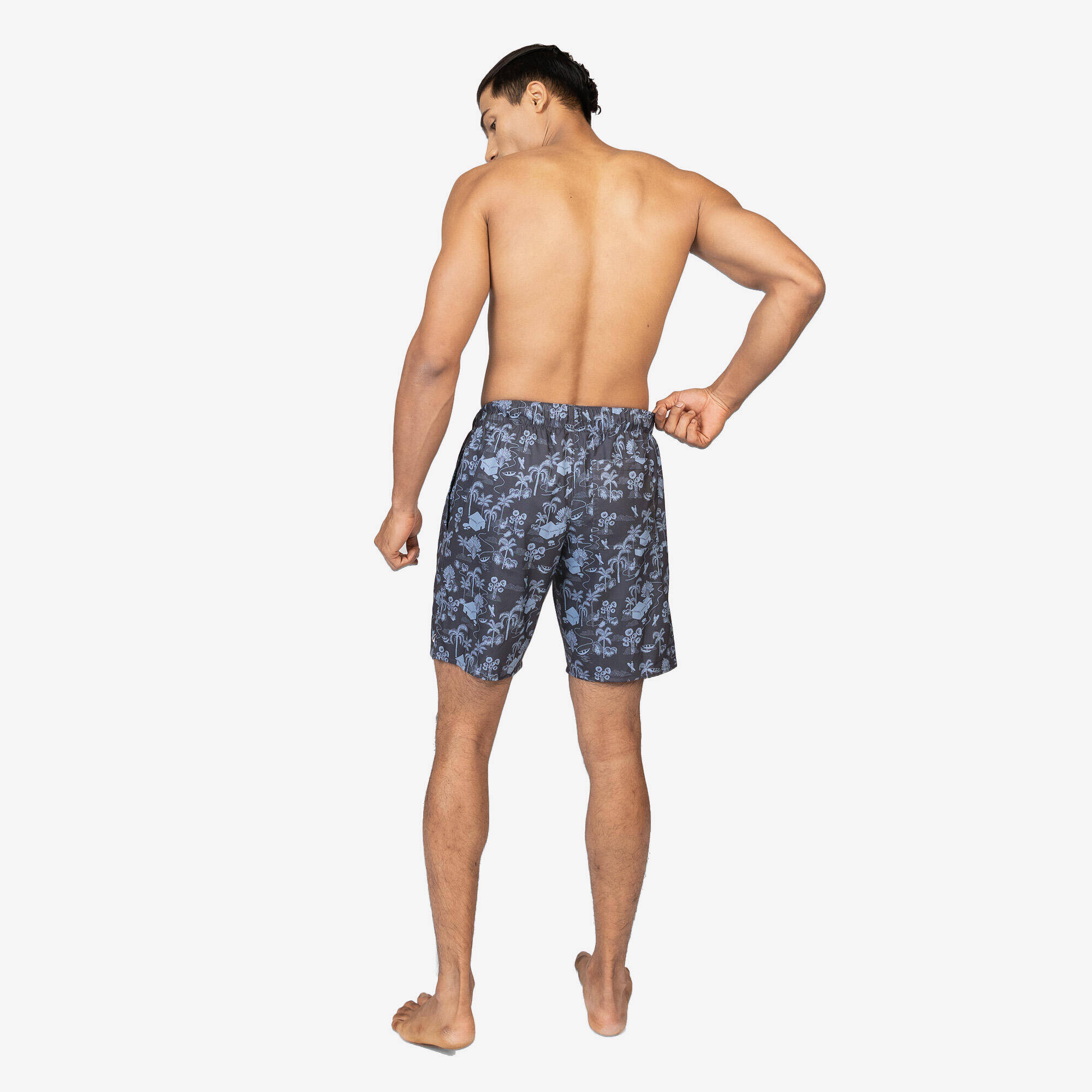 Men’s Swim Shorts mid-length swim shorts 18” -  3
